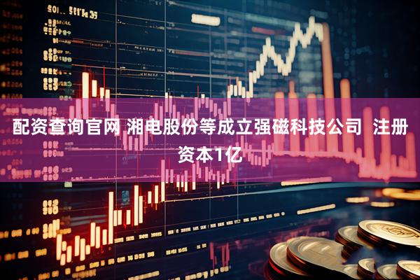 配资查询官网 湘电股份等成立强磁科技公司  注册资本1亿