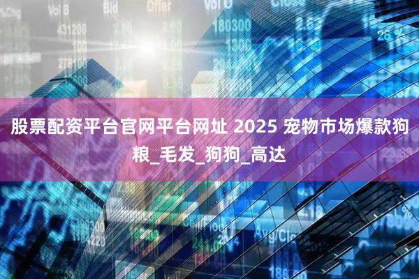 股票配资平台官网平台网址 2025 宠物市场爆款狗粮_毛发_狗狗_高达
